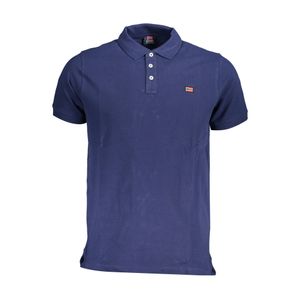 NORWAY 1963 MEN'S BLUE SHORT SLEEVED POLO SHIRT