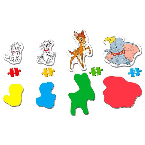 Disney Animal Friends My First Puzzle 3-6-9-12pcs slika 1