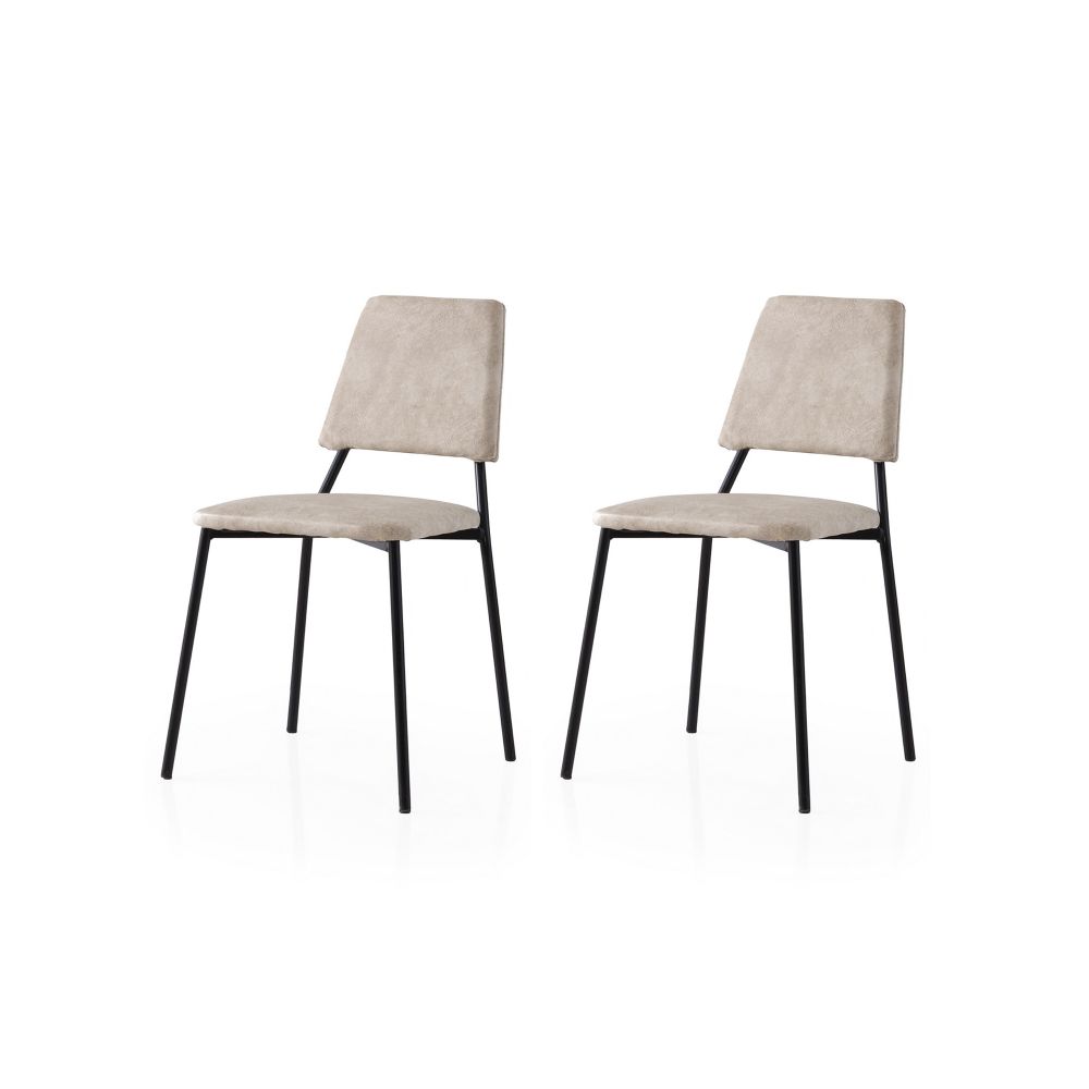 Lıma - 4551 V2 Crni Ecru Set Stolica (2 Komada) slika 1