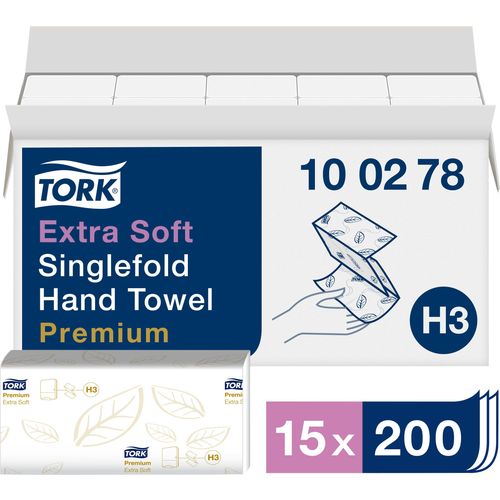 TORK 100278 Zickzack Premium papirnati ručnici (D x Š) 23 cm x 22.6 cm jarko-bijela 15 x 200 listova/paket  3000 St. slika 5