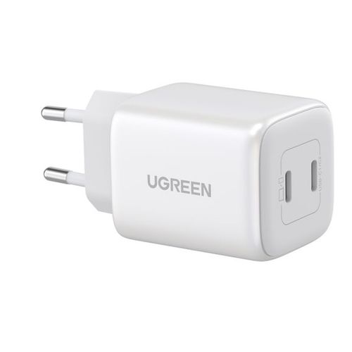 Kućni punjač UGREEN, Nexode Mini, 45W, 2xUSB-C, bijeli slika 1