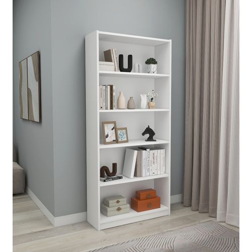 Manolya - White White Bookshelf slika 1