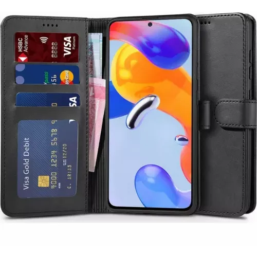 TECH-PROTECT WALLET ZA XIAOMI REDMI NOTE 11S 5G/POCO M4 PRO 5G CRNI slika 1