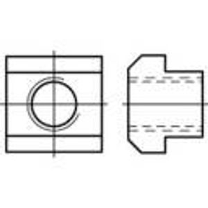 TOOLCRAFT 107990 t utorni nastavak M16 18 mm DIN 508 čelik 10 St.