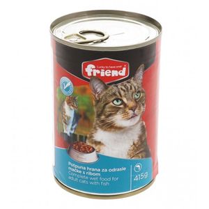 Friend hrana za mačke u konzervi Riba 415g