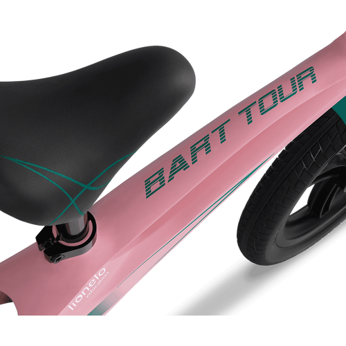 Lionelo Dečiji Bicikl bez Pedala BART TOUR PINK BUBBLE GUM 12" (od 2god/do 30kg) slika 4