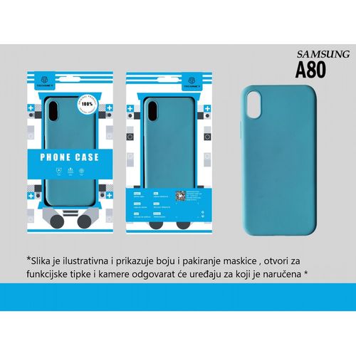 Maskica silikonska za Samsung Galaxy A80 - plava slika 1