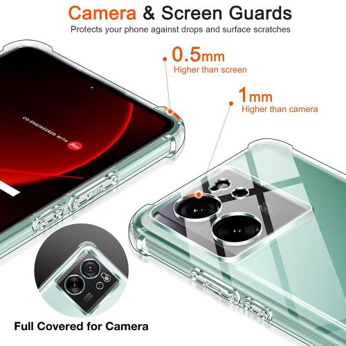 Techsuit Shockproof Clear Silicone prozirna maskica otporna na udarce za Xiaomi 13T / 13T Pro slika 3