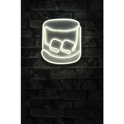 Wallity Ukrasna plastična LED rasvjeta, Whiskey Old Fashioned - White slika 2