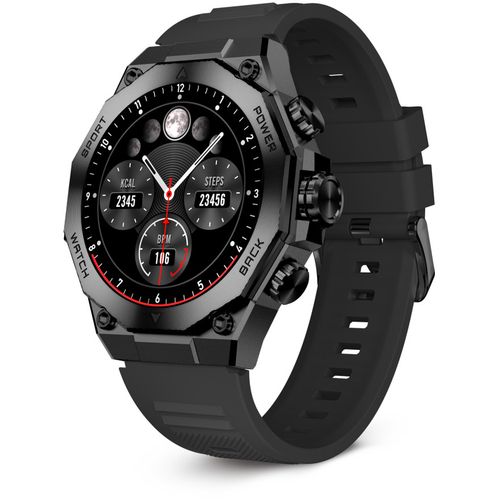 KSIX, smartwatch Titanium, AMOLED 1,43” zaslon, 2 remena, 5 dana aut., crni slika 7