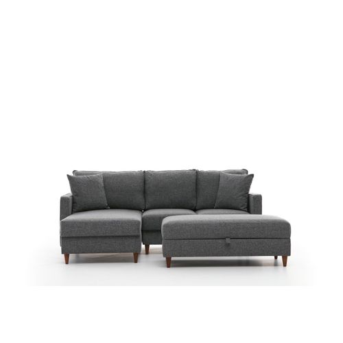 Atelier Del Sofa Kutna garnitura, Sivo, Eva Left - Grey slika 5