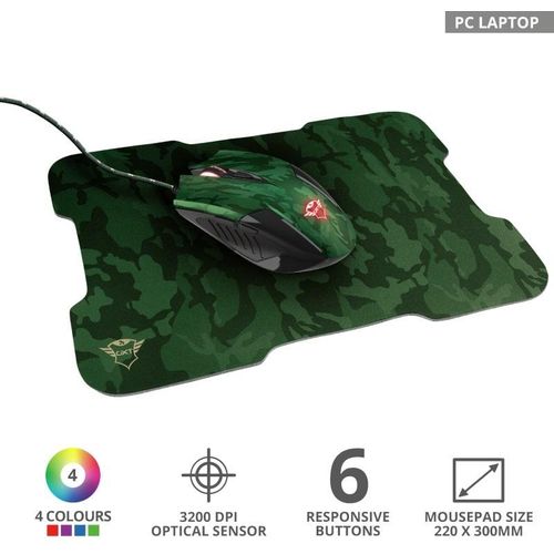 Trust GXT 781 RIXA CAMO MOUSE-PAD (23611) slika 3