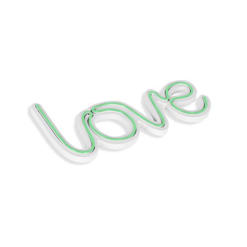 Wallity Ukrasna plastična LED rasvjeta, Love - Green slika 5