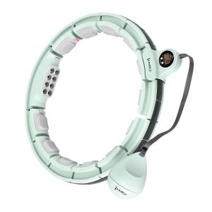 Hhm13 hula hoop zeleni magnetski s utegom + brojačem hms