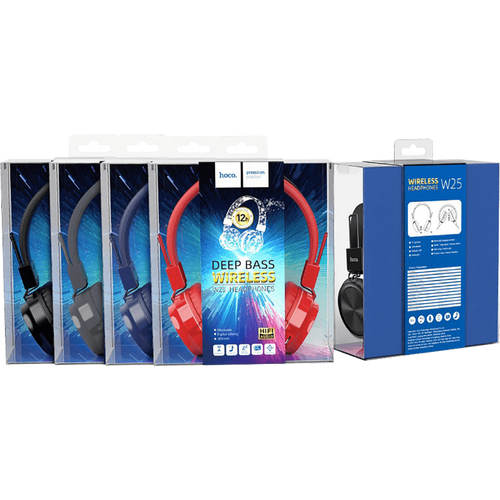 hoco. Slušalice bežične/žične, Bluetooth, 8h rada, mikrofon - W25 Promise Blue slika 2