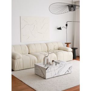 Soli 3 Sjedala - Bijela Troosna Sofa