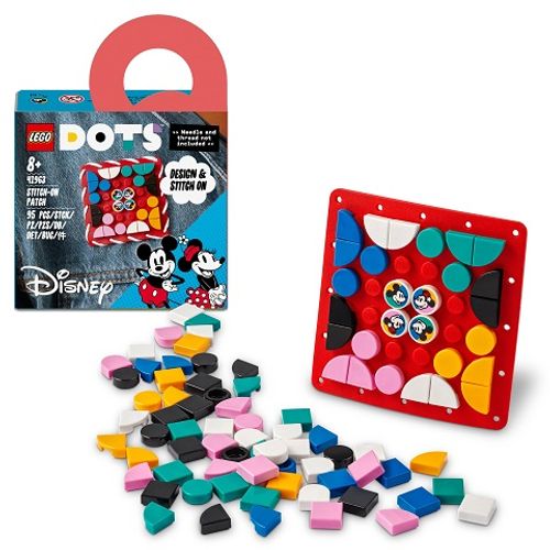 LEGO® DOTS 41963 Prišivak Mickey Mouse i Minnie Mouse slika 1
