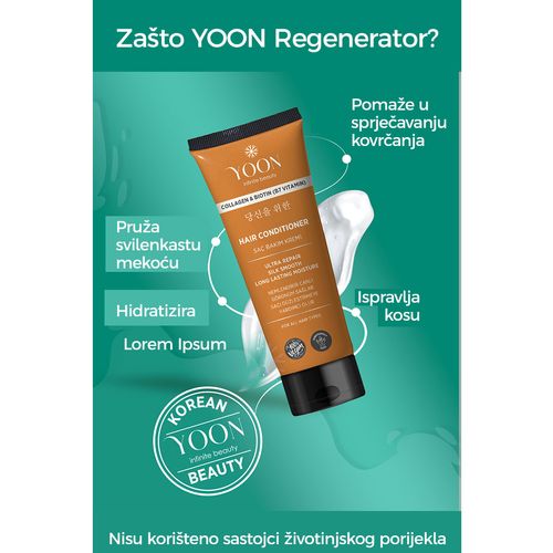 YOON Regenerator za kosu 200ml slika 6