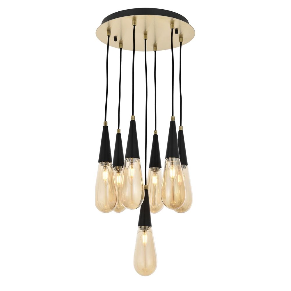 Luster Antiquation AV-4236-7ET sa Metalnim Tijelom slika 1