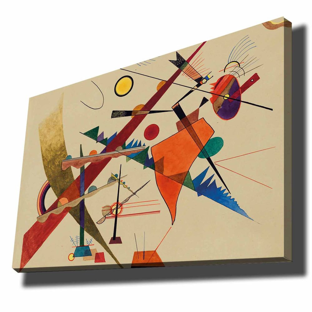 Dekorativna Platnena Slika 'Kandinsky Inspiracija' u Više Boja slika 2