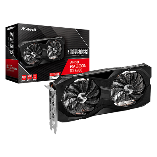 SVGA Asrock Radeon RX6600 Challenger D 8GB GDDR6, RX6600 CLD 8G slika 1