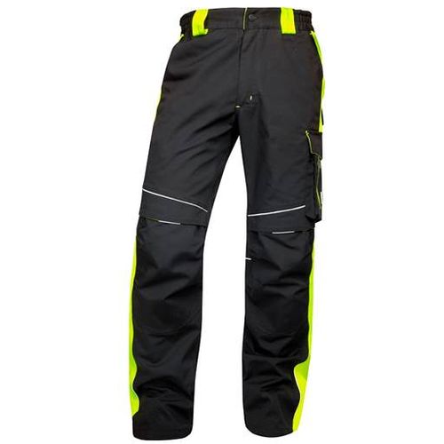 Ardon Klasične radne hlače Neon H6401/62, Crno-žute slika 1
