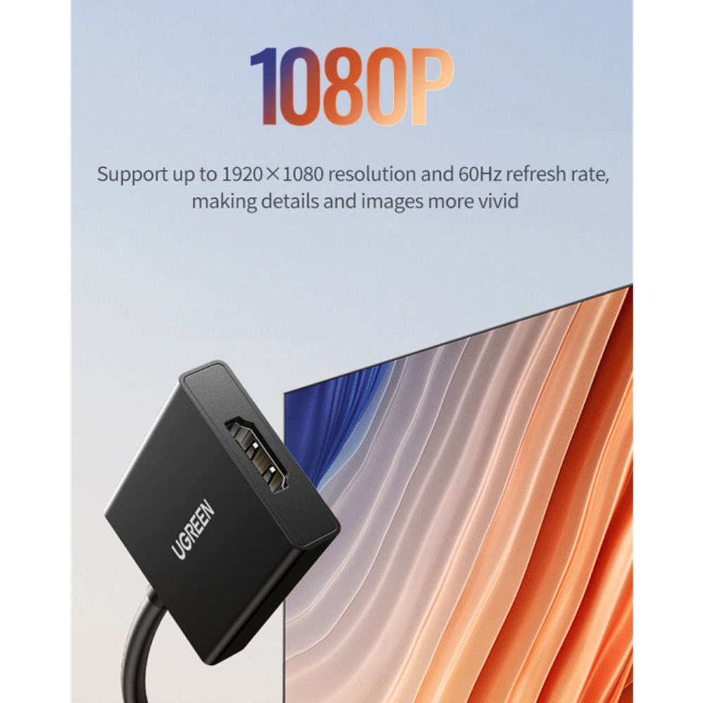 Ugreen CM513 VGA na HDMI adapter 1080P slika 5