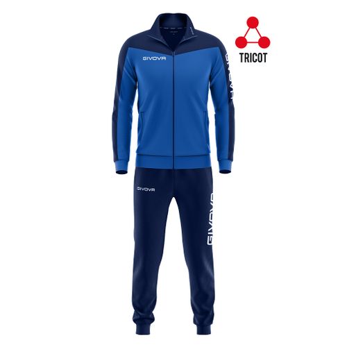 Givova muška trenirka Roma Royal Blue/Blue slika 1