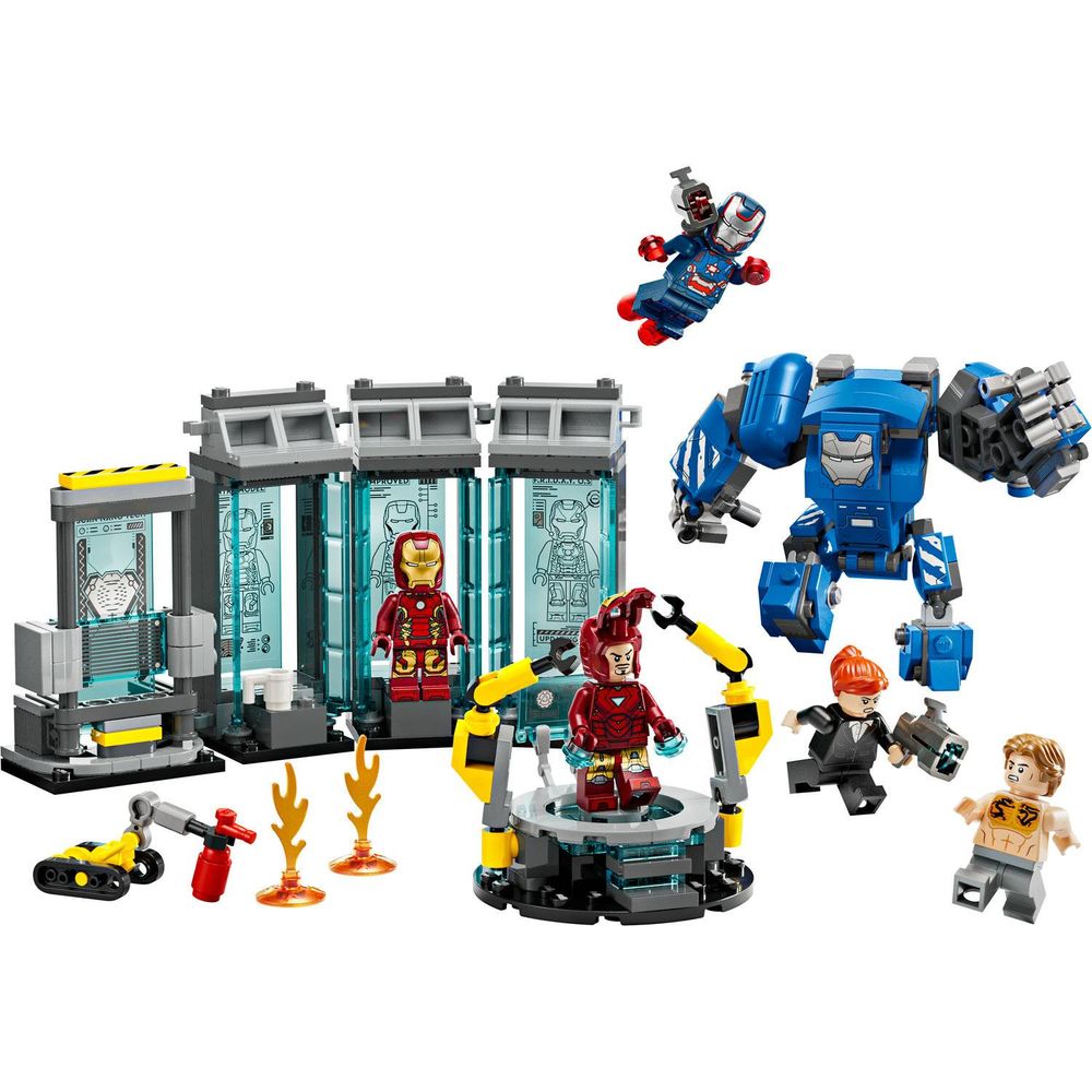 LEGO 76315 Iron Man Lab: Dvorana oklopa slika 2