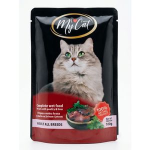 I Love My Cat with Chicken and Liver Hrana za mačke 100g