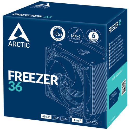 Arctic Freezer 36, CPU cooler 1700, AM4, AM5 slika 3