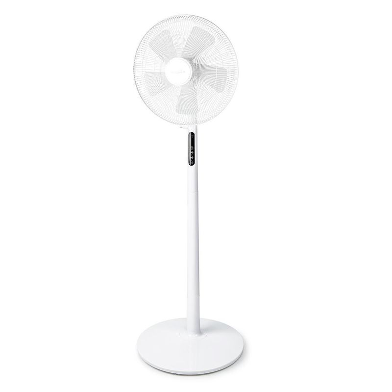 Ventilator NEDIS FNST16CWT40, promjer 40 cm, 45W, 3 brzine, daljinski upravljač, LED zaslon, tajmer, bijela image