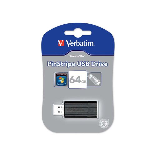 Flash USB 64GB Verbatim 2.0 Pin stripe slika 1