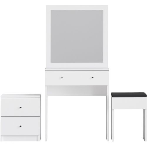 Hanah Home Nice - White White Make-up Table slika 4