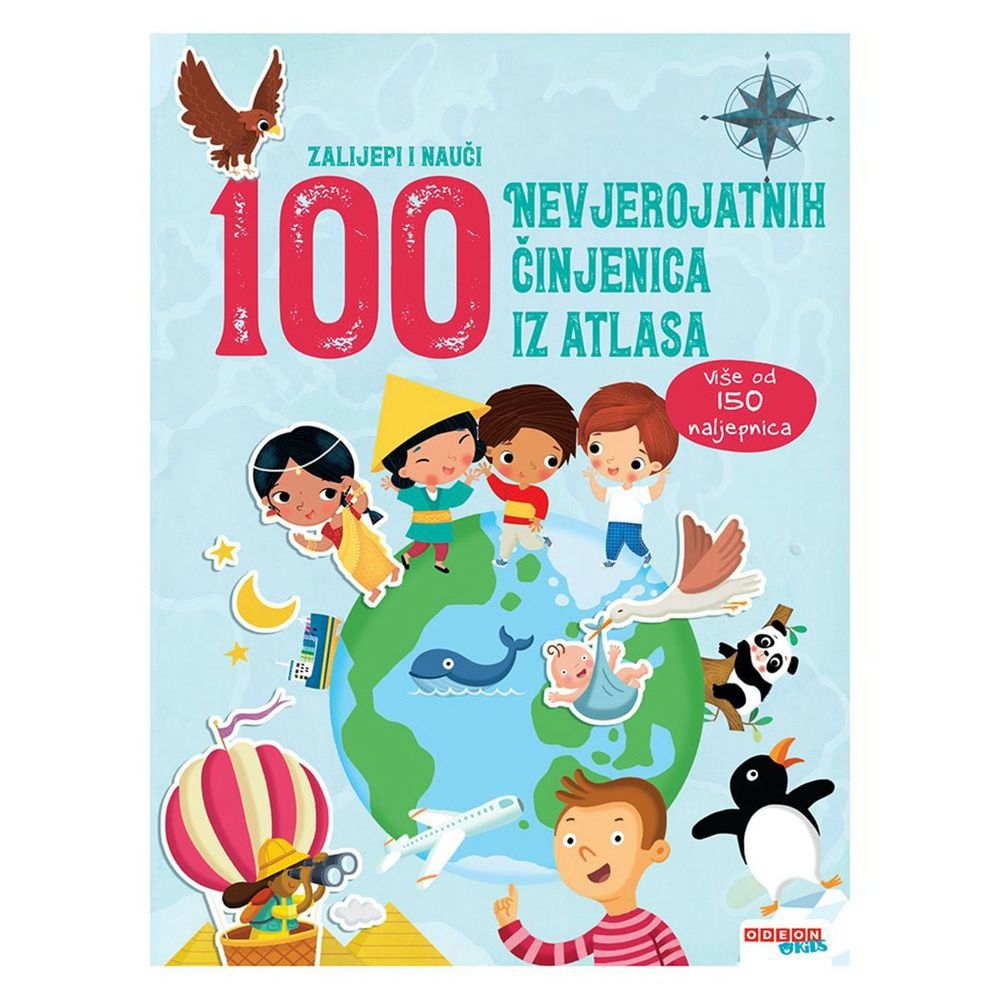 ODEON Kids 100 Zapanjujućih činjenica iz atlasa slika 1