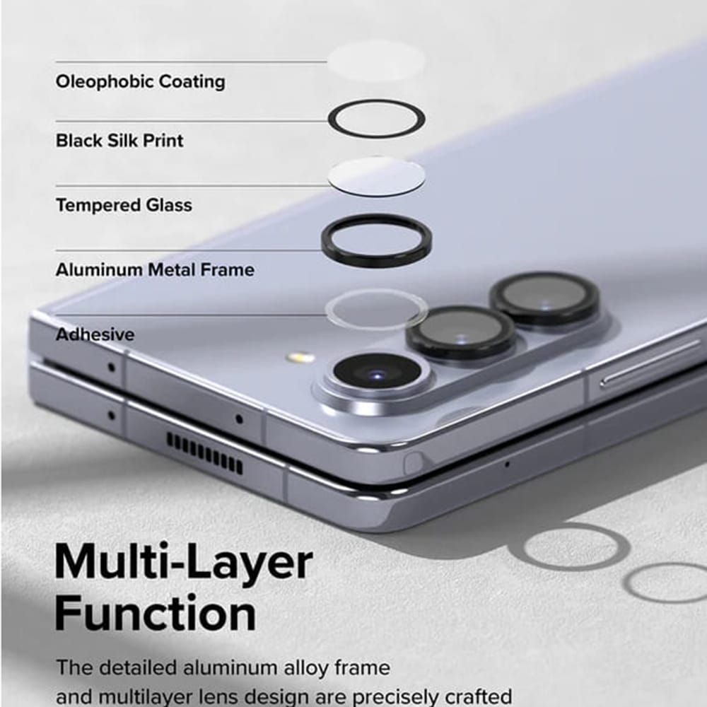 Ringke - Staklo okvira objektiva kamere za Samsung Galaxy Z Fold5 - crno slika 7