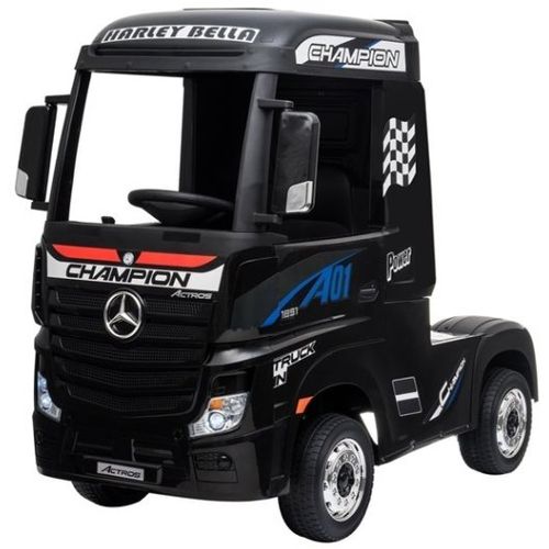 Licencirani Mercedes Actros crni lakirani - auto na akumulator slika 3