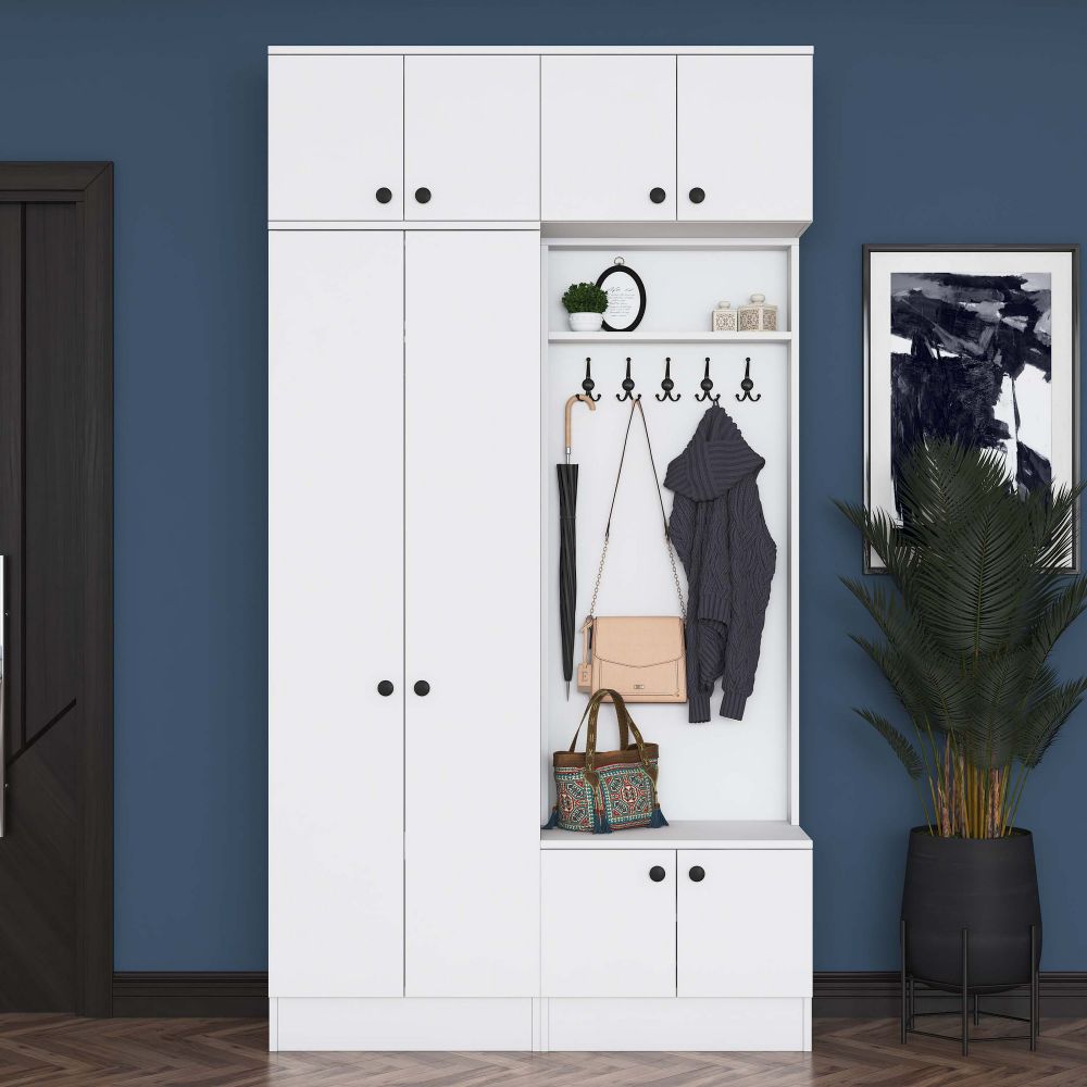 Hall Stand EA144 - Bijela slika 1