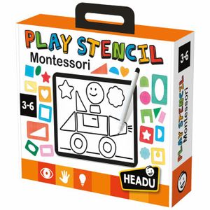 HEADU Edukativni set Play Stencil Montessori