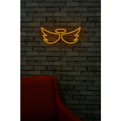 Wallity Ukrasna plastična LED rasvjeta, Angel - Yellow slika 2