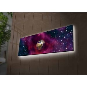 Wallity Slika dekorativna platno sa LED rasvjetom, 3090NASA-002