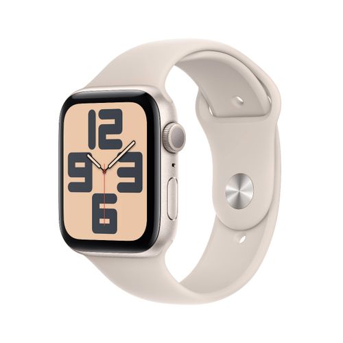 Apple Watch SE GPS 44mm Starlight with Starlight Sport Band - M/L slika 1