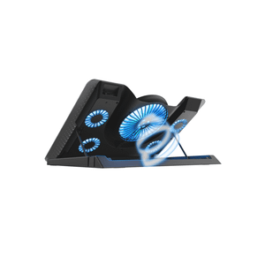 Trust Quno Cooling Stand LED GXT 1125 Laptop cooling stand sa 5 ventilatora + stalak za telefon