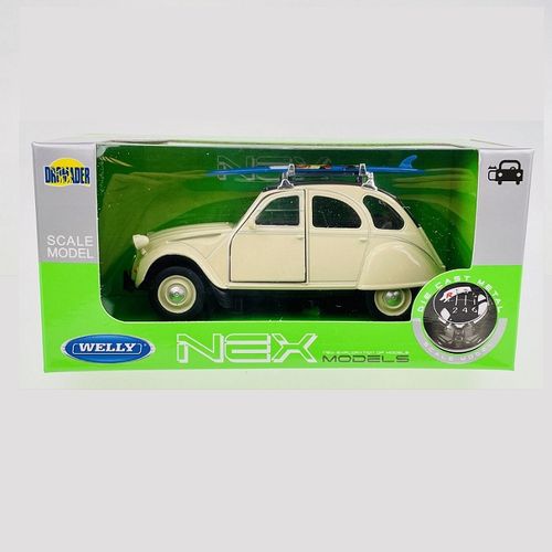 Citroen 2CV beige 1:34 slika 5