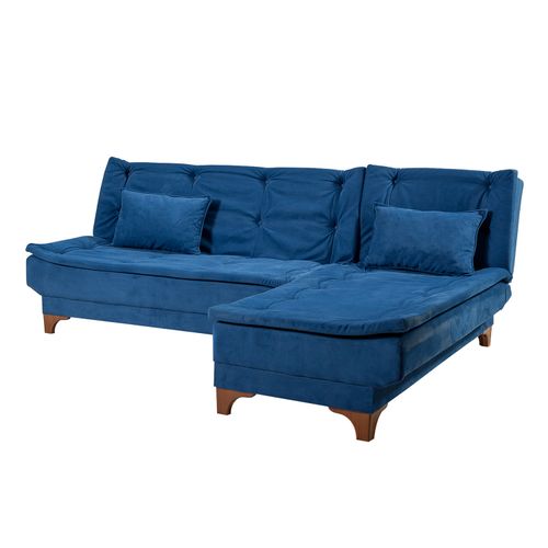 Kelebek Corner Right - Dark Blue Dark Blue Corner Sofa-Bed slika 5