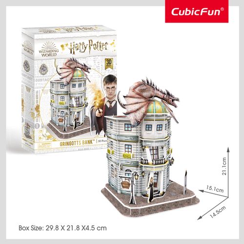 Cubicfun 3D puzle Harry Potter Gringott slika 2