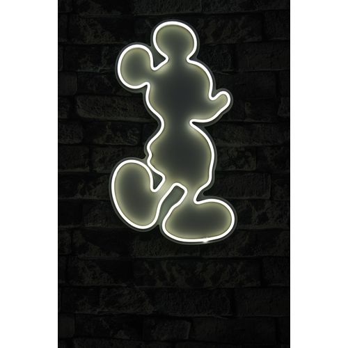 Wallity Ukrasna plastična LED rasvjeta, Mickey Mouse - White slika 2