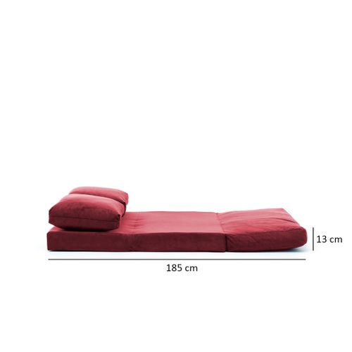 Atelier Del Sofa Dvosjed na razvlačenje, Kesten, Taida - Maroon slika 11