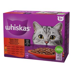 Whiskas kesice, izbor mesa 12x85gr