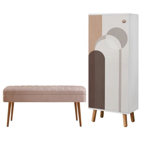 Vegas White - 948 - 0900 White
Stone Hallway Furniture Set slika 13